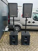 Syrincs MM10 Tops & MM12 Subs - Complete Set met Tussenbuize, Gebruikt, Subwoofer, Syrincs, Nvt