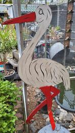 Geboorte Ooievaar, Ophalen, Gebruikt, Hout, Dierenbeeld