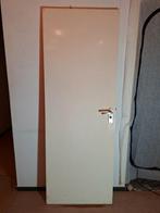 Witte WC deur met slot - 73x200cm, Doe-het-zelf en Verbouw, Deuren en Horren, Ophalen, Gebruikt, Minder dan 80 cm, Binnendeur