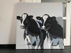 Schilderij “Koeien”, Schilderij, Zo goed als nieuw, Ophalen, 75 cm of meer