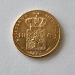 Gouden tientje tien gulden Willem III uit 1888, Postzegels en Munten, Goud, Ophalen of Verzenden, Koning Willem III, 10 gulden