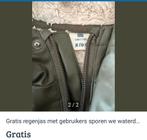 Regenjas waterdicht maat 146 met gebruikers sporen, Gebruikt, Ophalen of Verzenden, Hema, Jongen