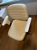 Kapperstoel, Ophalen, Gebruikt, Wit, Leer