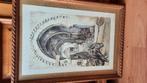 Anton pieck schilderij/litho efteling, Antiek en Kunst, Ophalen of Verzenden