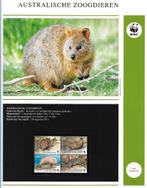 2011 Australie zoogdieren wwf wnf Hoofdstuk+4fdc+pfr., Ophalen of Verzenden, Buitenland