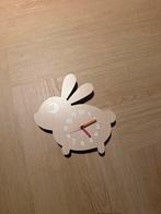 Jip klok konijn, klok kinderkamer, Ophalen of Verzenden, Zo goed als nieuw, Klok