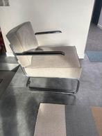 Zuiver Ridge Rib Lounge Fauteuil - Grijs, Huis en Inrichting, Ophalen, 75 tot 100 cm, Zo goed als nieuw, 75 tot 100 cm