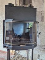 Barbas inbouwhoek houtkachel, Huis en Inrichting, Haarden, Ophalen, Gebruikt, Houthaard