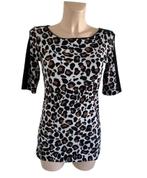 Marc Cain shirt S, Zwart, Ophalen of Verzenden, Zo goed als nieuw, Korte mouw