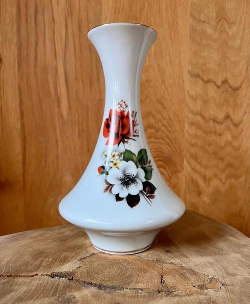 Vaas Waldershof rozen romantisch vintage retro, Antiek en Kunst, Antiek | Vazen, Verzenden