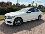 Mercedes C-Klasse C200 2.0 AMGpakket184pk/Pano/360*camera, Auto's, Zwart, 4 cilinders, Wit, Bedrijf