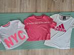 3 shirts Tommy Hilfiger, Adidas, Primark maat 146 €6, Kinderen en Baby's, Kinderkleding | Maat 140, Gebruikt, Meisje, Ophalen of Verzenden