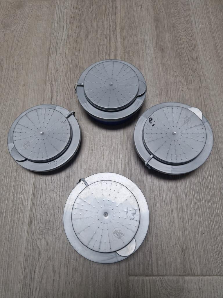 Set van 4 aasbakken met deksel, Ophalen of Verzenden, Gebruikt, Overige typen