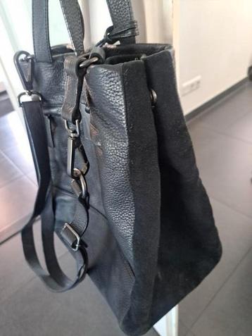 Leren (schouder) tas van Mart Visser beschikbaar voor biedingen