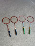 4 Badminton rackets, Sport en Fitness, Badminton, Ophalen, Gebruikt, Racket(s)