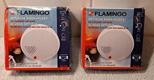 2x nieuwe rookmelder van Flamingo (samen 7,50), Doe-het-zelf en Verbouw, Alarmsystemen, Nieuw, Detector, Sensor of Melder, Rook