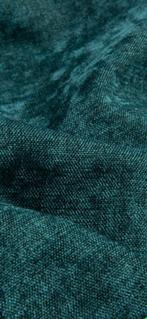 Meubelstof chenille velours petrol, Ophalen of Verzenden, Nieuw