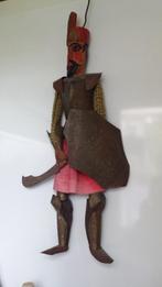 Antieke THEATERPOP uit Sicilië < RIDDER in Harnas > Strijder, Antiek en Kunst, Antiek | Speelgoed, Ophalen of Verzenden