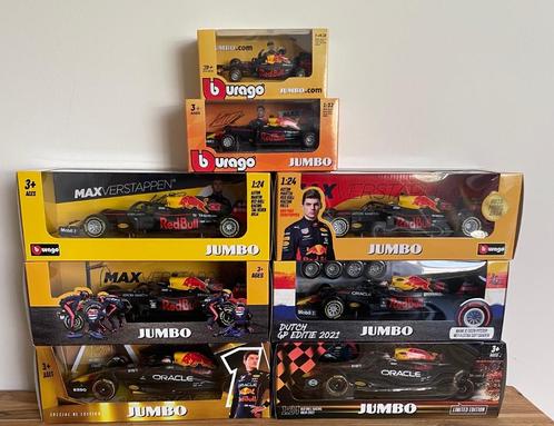 Verstappen F1 Jumbo / Burago complete collectie + boeken, Verzamelen, Complete verzamelingen en Collecties, Verzenden
