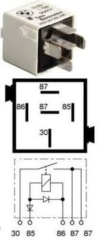 Relais NO Contact ECU relais white BMW 3 / 5 / 7 / Z3  E30 E, Ophalen of Verzenden, Nieuw, BMW