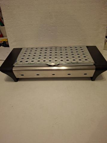 Wesco - chique zwart met zilveren rechaud / warmhouder beschikbaar voor biedingen