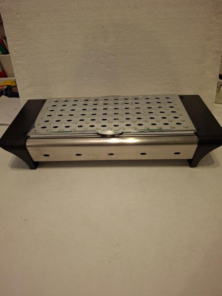 Wesco - chique zwart met zilveren rechaud / warmhouder, Huis en Inrichting, Keuken | Keukenbenodigdheden, Zo goed als nieuw, Ophalen of Verzenden