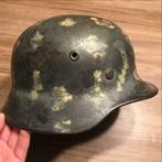 Helm Duits met camo, Verzamelen, Militaria | Tweede Wereldoorlog, Duitsland, Ophalen of Verzenden, Helm of Baret, Landmacht