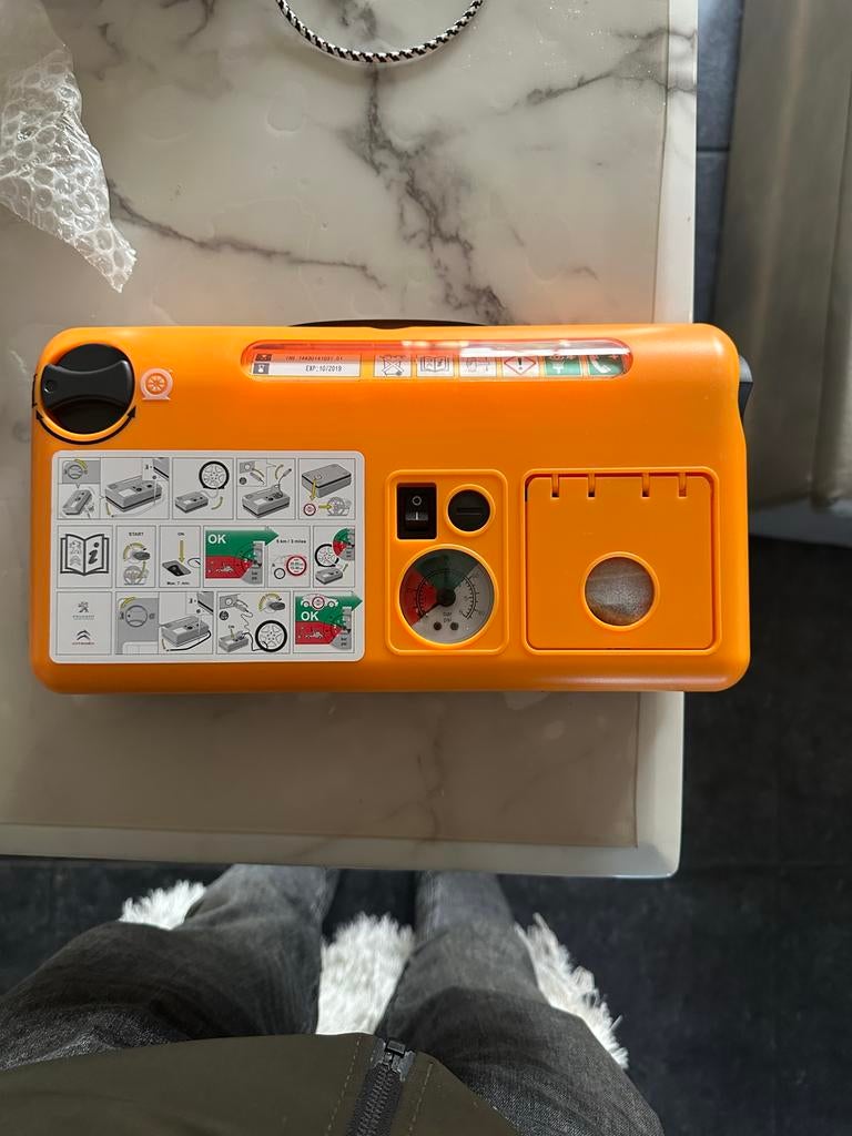Citroen Bandenreparatieset, Auto diversen, Autogereedschap, Ophalen of Verzenden, Gebruikt