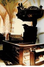 Middelstum, interieur Kerk, Verzamelen, Ophalen of Verzenden, Ongelopen, Groningen