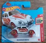 Hot Wheels VW Kever Beetle Bug (wit) 1/64, Ophalen of Verzenden, Nieuw, Auto