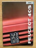 Autofolder/Brochure Peugeot 405 Break 1989, Ophalen of Verzenden, Nieuw, Peugeot