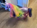 Barbie dreamtopia unicorn paard met licht en geluid., Jongen of Meisje, Ophalen of Verzenden, Zo goed als nieuw