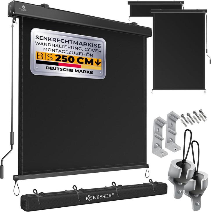 Zonneluifel 160 x 250 cm  | Zonnescherm | Zonwering, Tuin en Terras, Zonneschermen, Nieuw, Overige typen, 150 tot 300 cm, Minder dan 250 cm