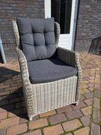 Complete tuinset: 6 Barcelona verstelbare wicker stoelen + C, Ophalen, Gebruikt, Wicker