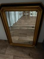 Spiegel in houten frame met facet glas, Antiek en Kunst, 50 tot 100 cm, Rechthoekig, Ophalen