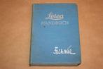Leica Handbuch - 1930 !!, Ophalen of Verzenden, Overige typen