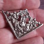 Broche van Boekbeslag Bijbelbeslag Hoekornament, Verzenden, Zo goed als nieuw, Zilver, Overige materialen