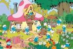 Lolsmurf met cadeau en bloemen 20040 De Smurfen, Verzamelen, Smurfen, Ophalen of Verzenden, Lolsmurf