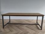 Grote teak houten eettafel, Huis en Inrichting, Tafels | Eettafels, 200 cm of meer, 100 tot 150 cm, Robuust, Teakhout