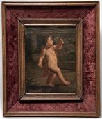 587. Olieverfschilderij, N. Europese school – 17e–18e eeuw, Antiek en Kunst, Kunst | Schilderijen | Klassiek, Ophalen of Verzenden