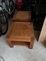 2 bijzet of koffietafel salontafel 60x60, Huis en Inrichting, Tafels | Salontafels, Ophalen, Gebruikt, 50 tot 100 cm, 50 tot 75 cm