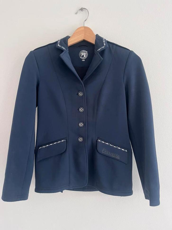 Harry’s horse wedstrijd jasje maat 152 blauw, Dieren en Toebehoren, Paardrijkleding, Gebruikt, Kinderen, Bovenkleding, Dressuur