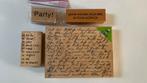 Rubber & Houten Stempels - Diverse Motieven, Ophalen of Verzenden, Gebruikt, Houten stempel