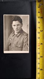 WO2 Duits  - Pasfoto WH Gross Deutschland, Ophalen of Verzenden, Landmacht, Duitsland, Foto of Poster
