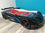 Mooi stoer autobed 90x190, Kinderen en Baby's, Kinderkamer | Bedden, Ophalen, 85 tot 100 cm, Zo goed als nieuw, Lattenbodem