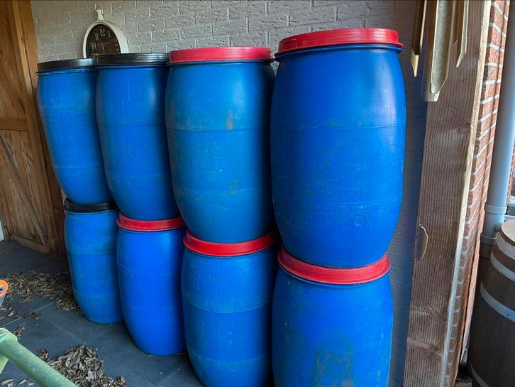 Regenton voerton kunststof vat, Dieren en Toebehoren, Dierenvoeding, Hond, Ophalen of Verzenden