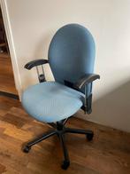 Blauwe Bureaustoel - Comfortabel en Praktisch, Huis en Inrichting, Bureaustoelen, Ophalen, Gebruikt, Blauw, Bureaustoel
