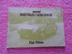 Handleiding - Fiat Ritmo - Instructieboekje, Ophalen of Verzenden