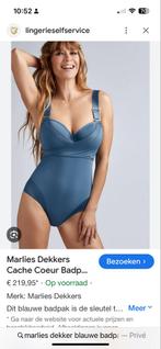 Marlies Dekkers Cache Coeur Badpak Blauw 38-40, Ophalen of Verzenden, Zo goed als nieuw, Blauw, Badpak