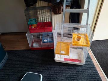 Verschillende hamsterkooien beschikbaar voor biedingen